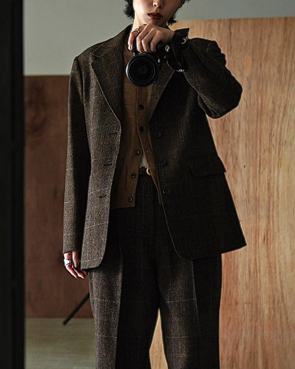 WOOL SINGLE BREASTED JACKET 25AMSJK03