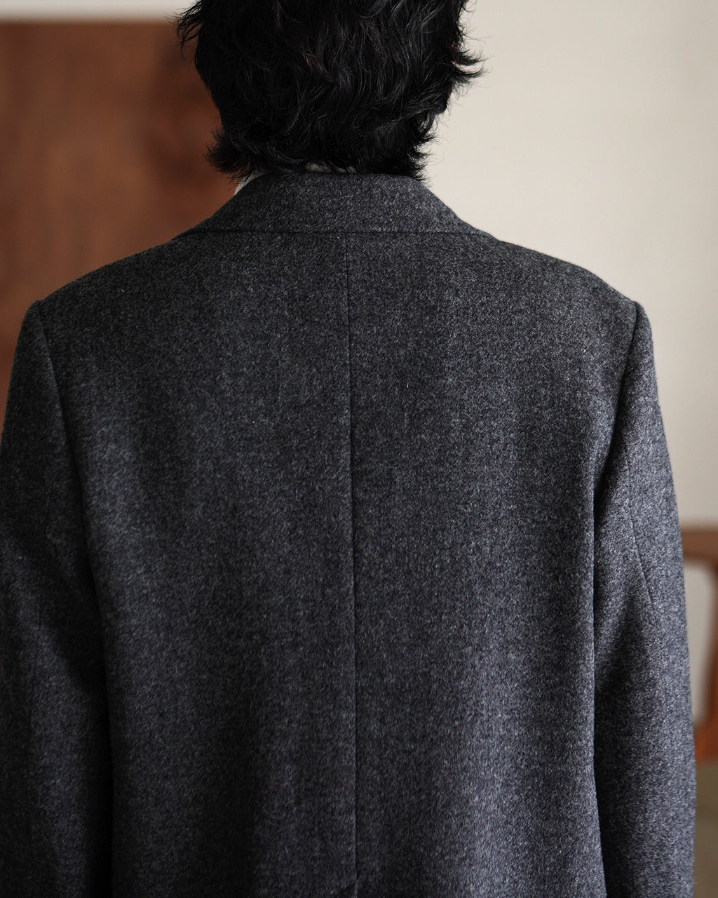 WOOL SINGLE BREASTED JACKET 25AMSJK03