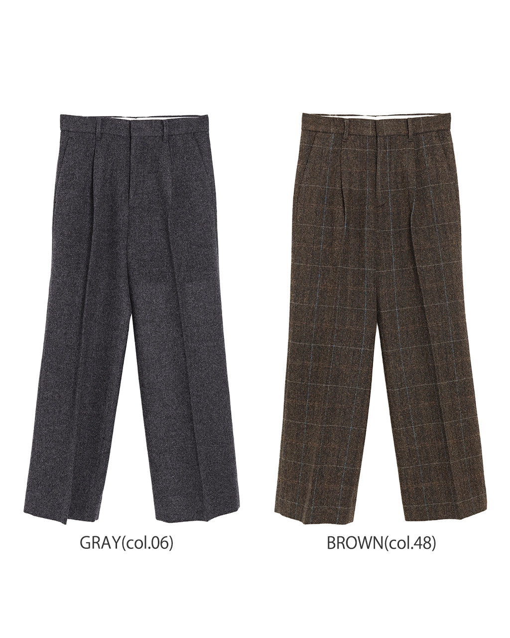 WOOL SEMI FLARE PANTS 25AMSPA09