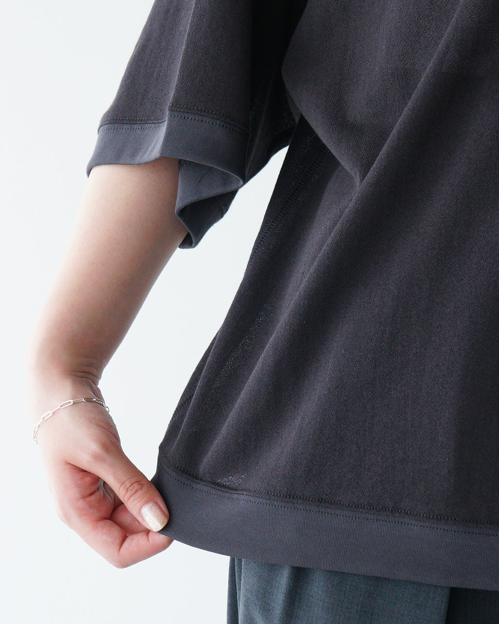 THE SHINZONE シンゾーン シアー ハーフスリーブ Tシャツ 夏トップス SHEER HALF SLEEVES SWEATSHIRT クルーネック プルオーバー  25MMSCU08【送料無料】