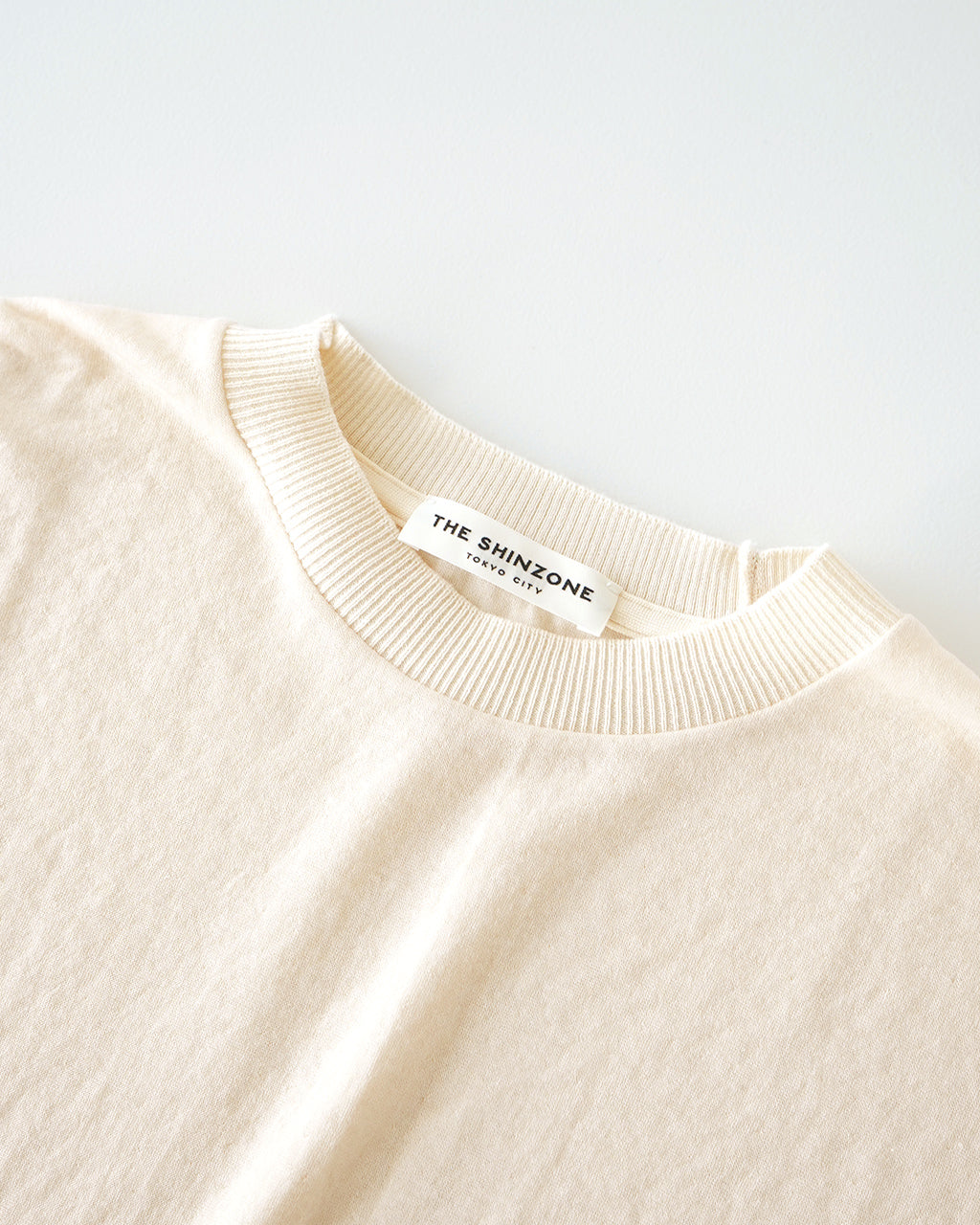 【SALE！40%OFF】THE SHINZONE シンゾーン シアー ガーゼ ハーフスリーブTシャツ SHEER GAUZE HALF SLEEVE TEE 半袖 クルーネック プルオーバー 日本製 25SMSCU01
