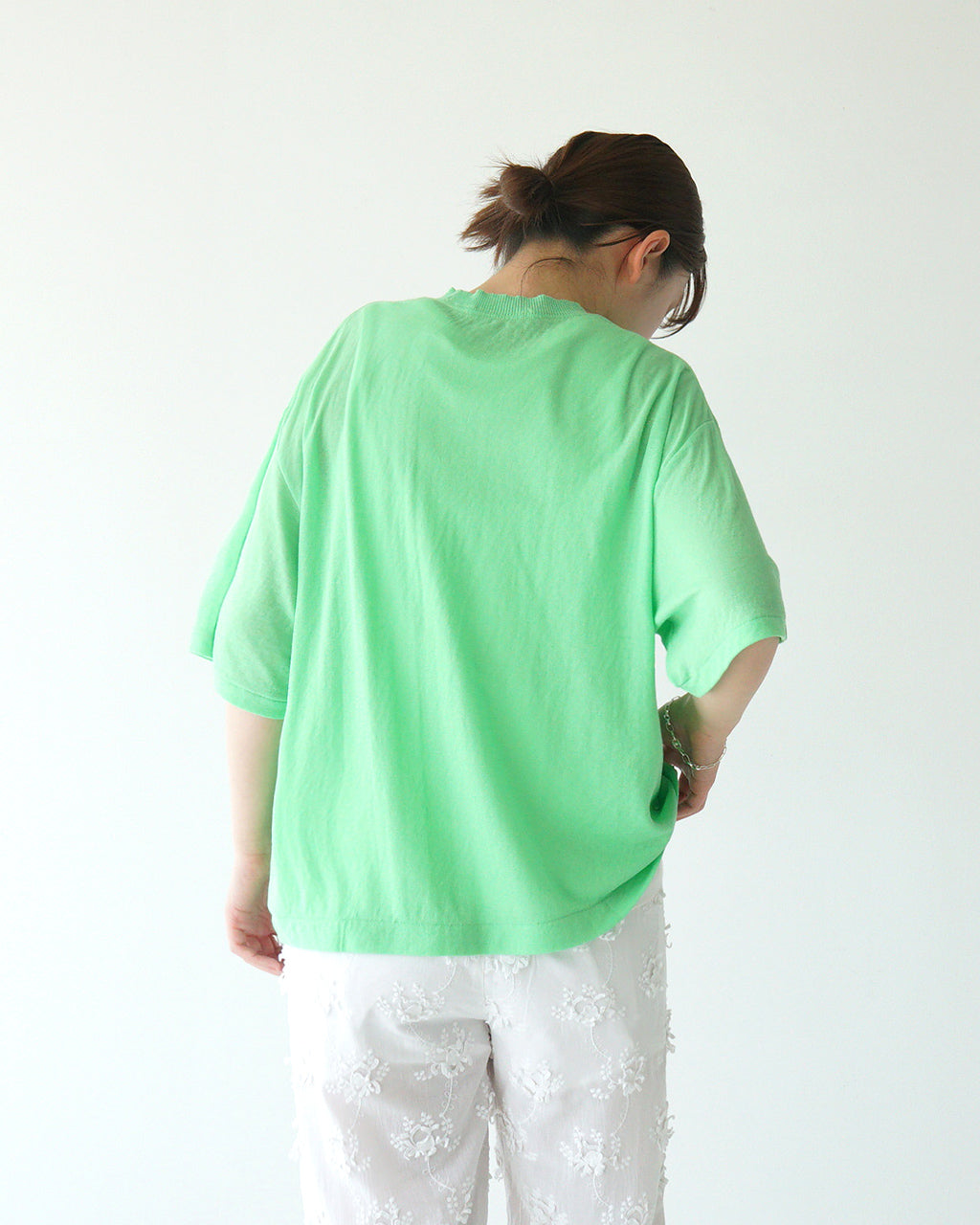 【SALE！40%OFF】THE SHINZONE シンゾーン シアー ガーゼ ハーフスリーブTシャツ SHEER GAUZE HALF SLEEVE TEE 半袖 クルーネック プルオーバー 日本製 25SMSCU01