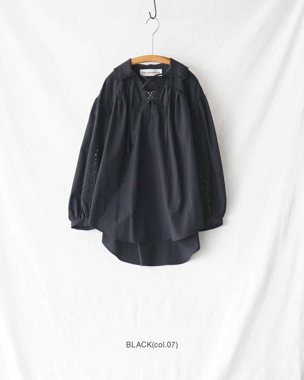 LACE-UP BLOUSE 26SMSBL02