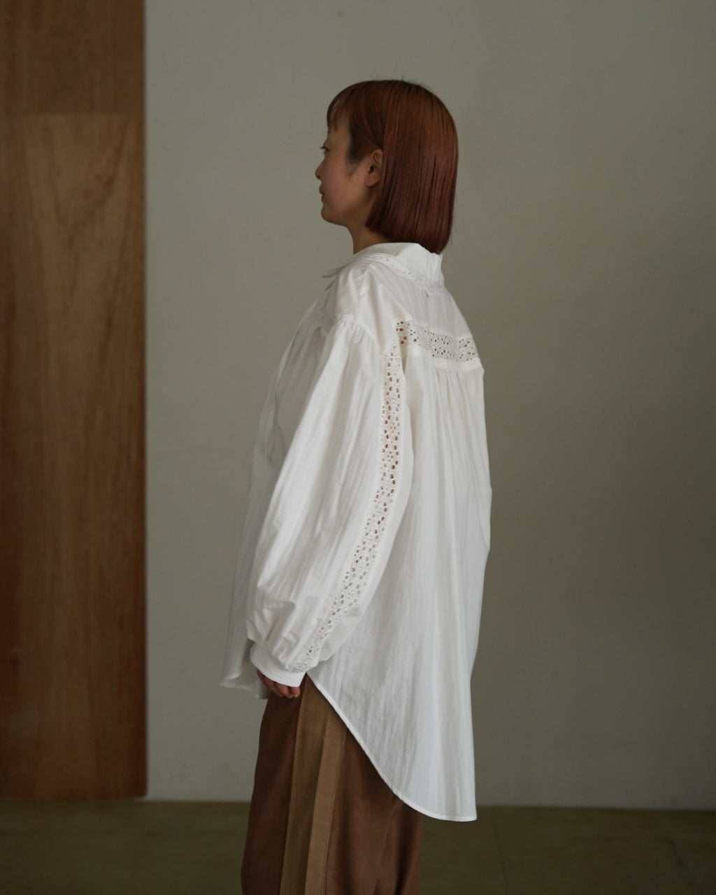 LACE-UP BLOUSE 26SMSBL02