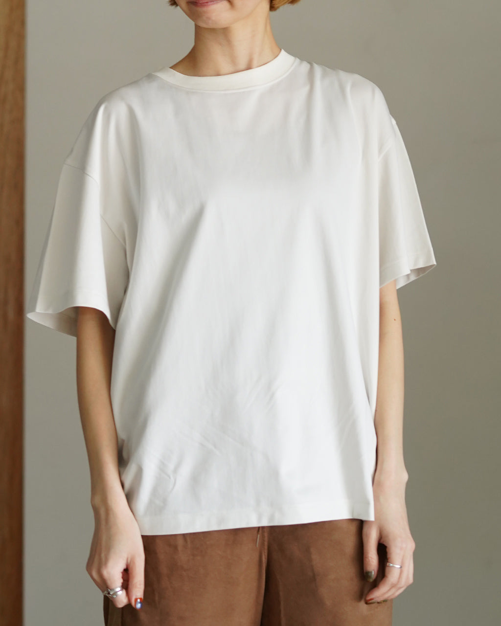 FIBRIL HALF SLEEVE TEE 26SMSCU04