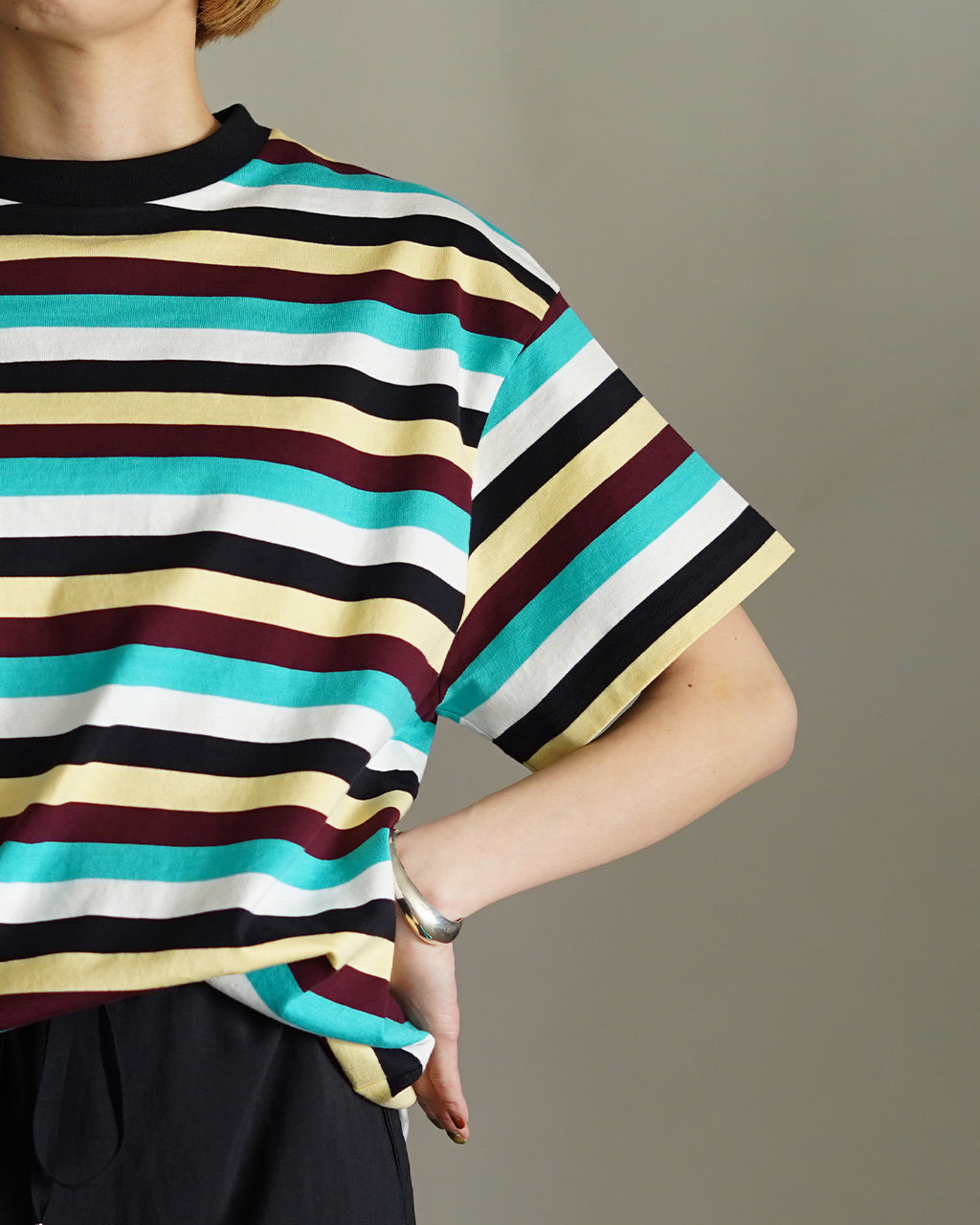 MULTI STRIPED JERSEY TEE 26SMSCU14