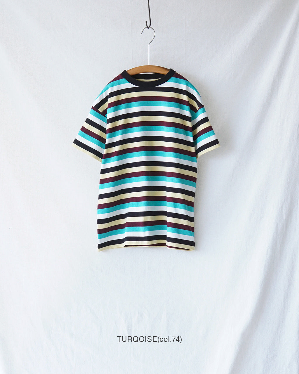 THE SHINZONE シンゾーン マルチストライプジャージーTシャツ
