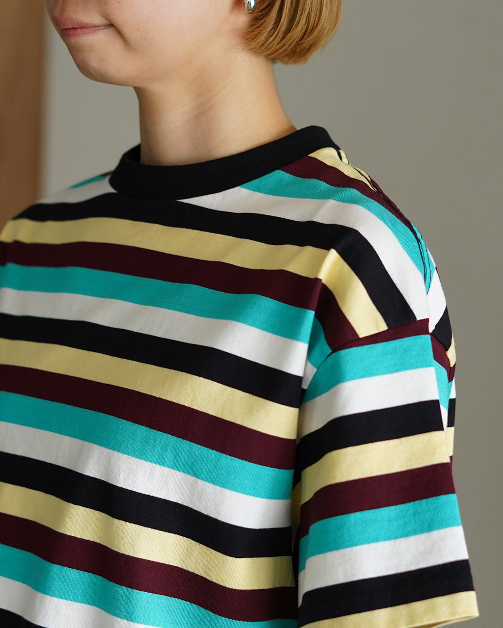 MULTI STRIPED JERSEY TEE 26SMSCU14
