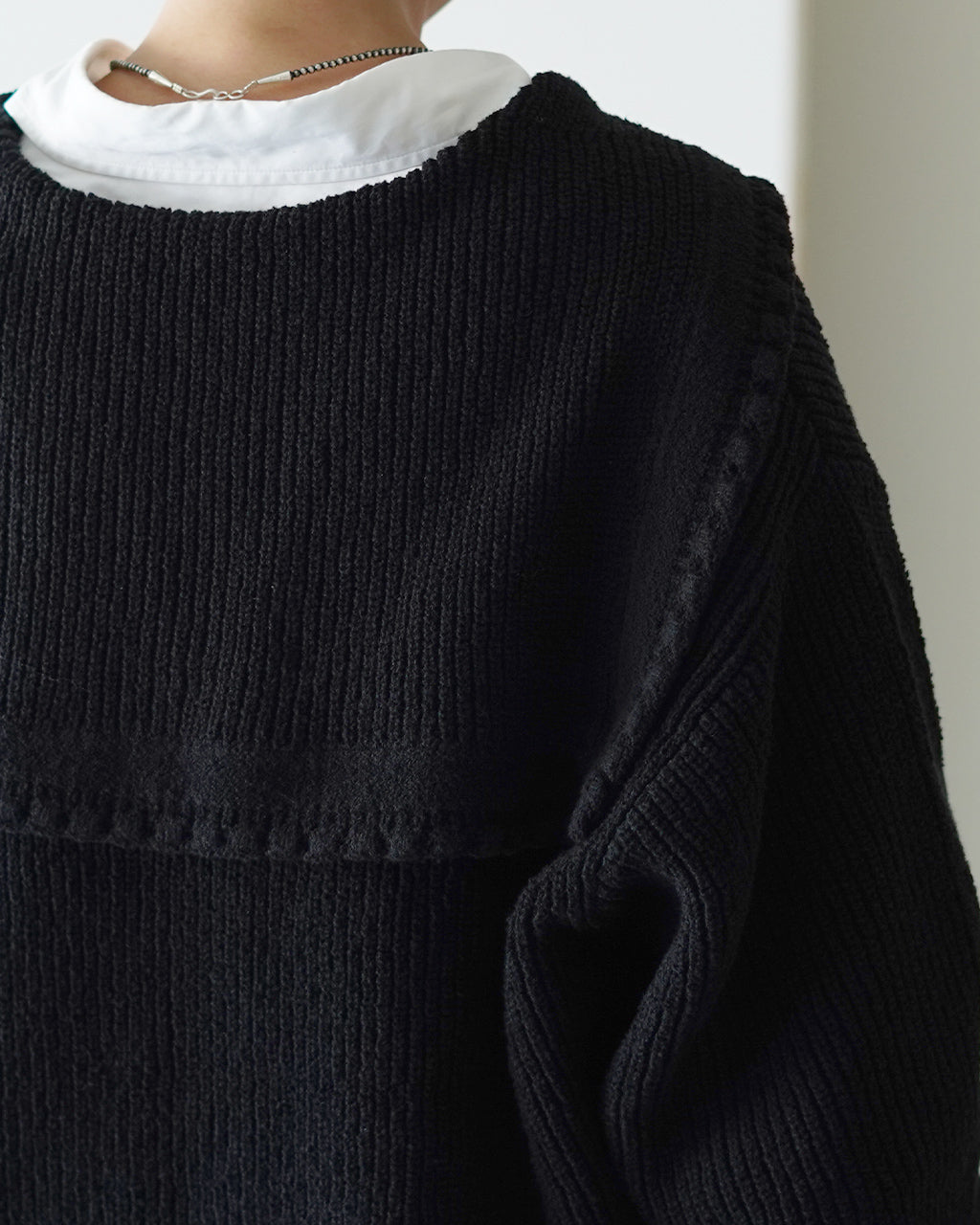 SAILOR COLLAR KNIT CARDIGAN 26SMSNI06