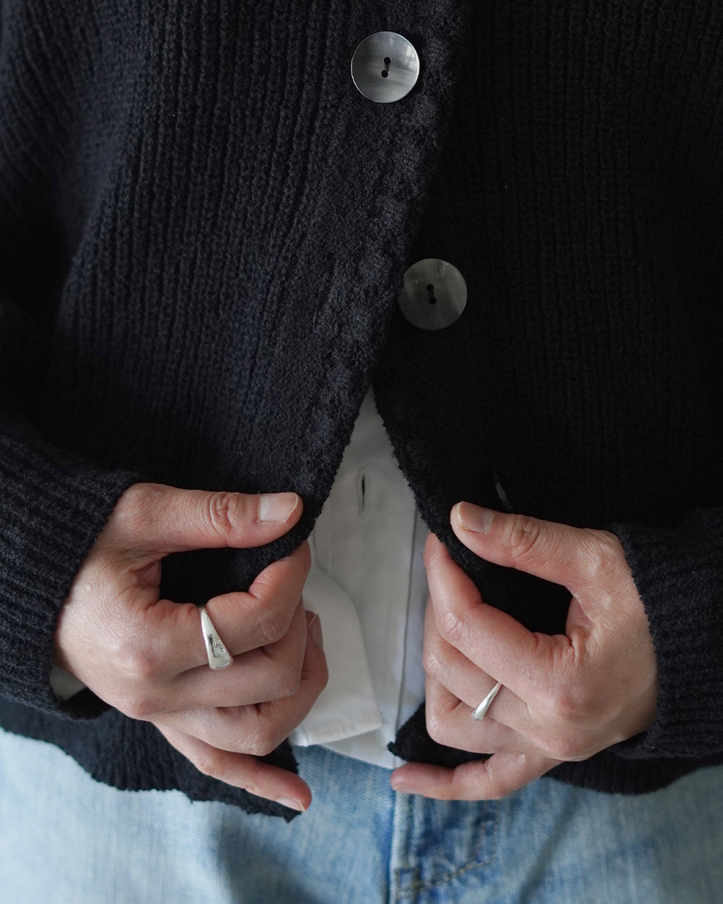 THE SHINZONE シンゾーン セーラーカラーニットカーディガン