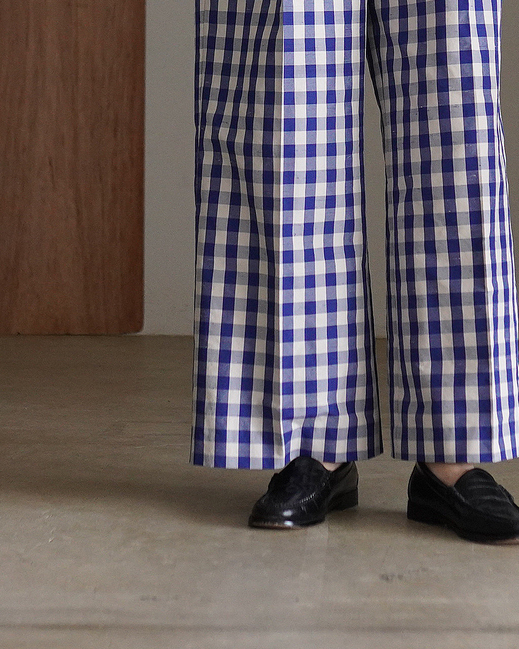 GINGHAM CHECK PANTS 26SMSPA05