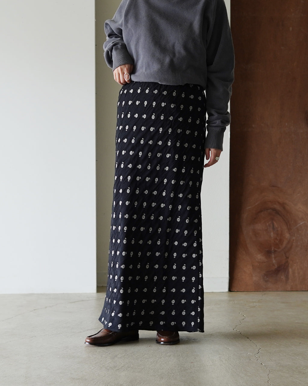 THE SHINZONE シンゾーン イリカ ジャカード スカート レディース