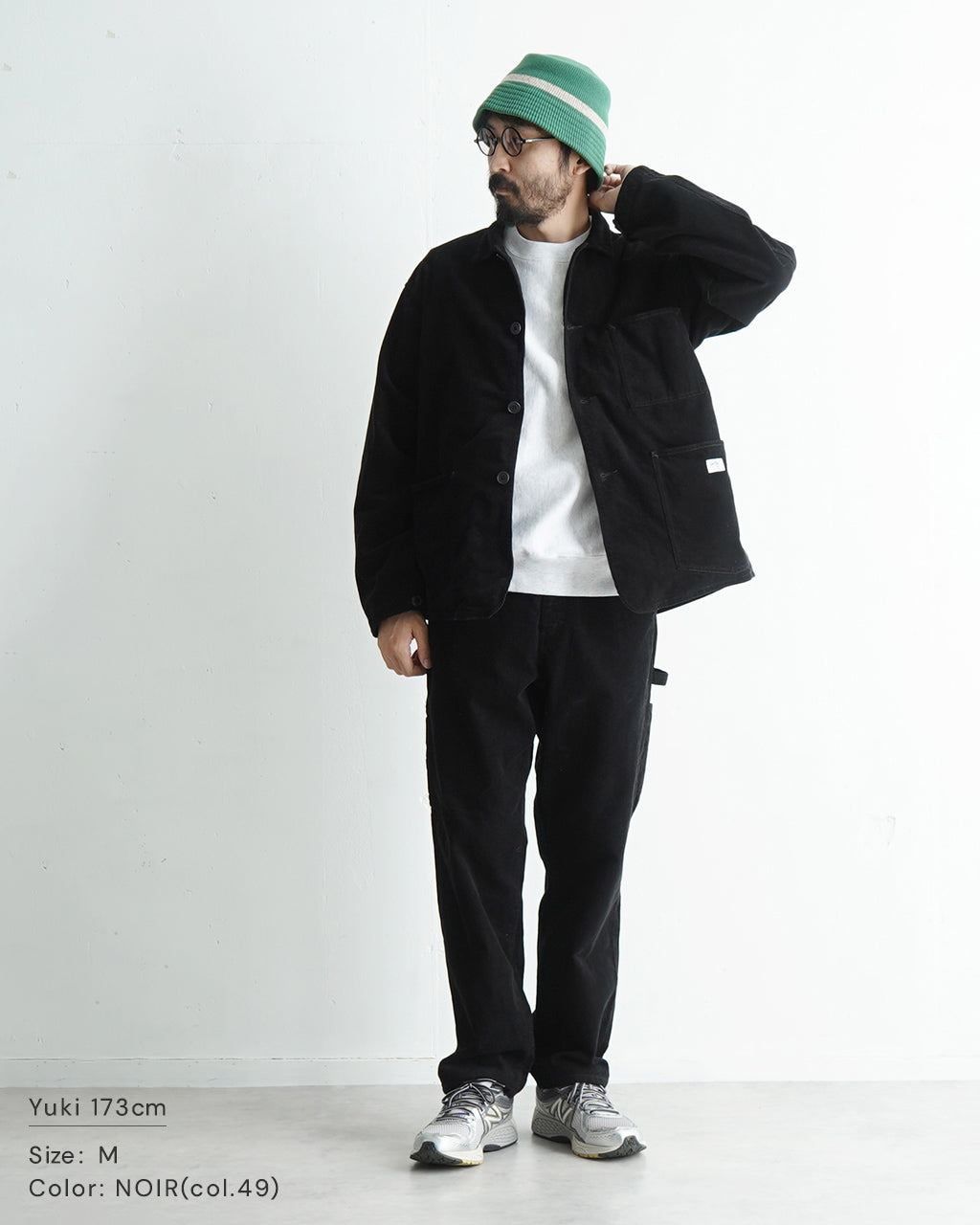 SMITH`S 스미스 코듀로이 재킷 LES HALLES chore jacket 커버 올 스탠드 칼라 4475-7031【무료우송】 