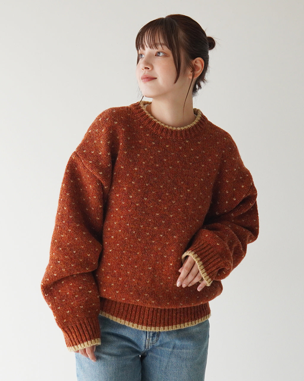 【SALE！20%OFF】soglia ソリア  シェルティ バーズ アイ セーター SHELTIE BIRD`S EYE SWEATER ニット 【送料無料】