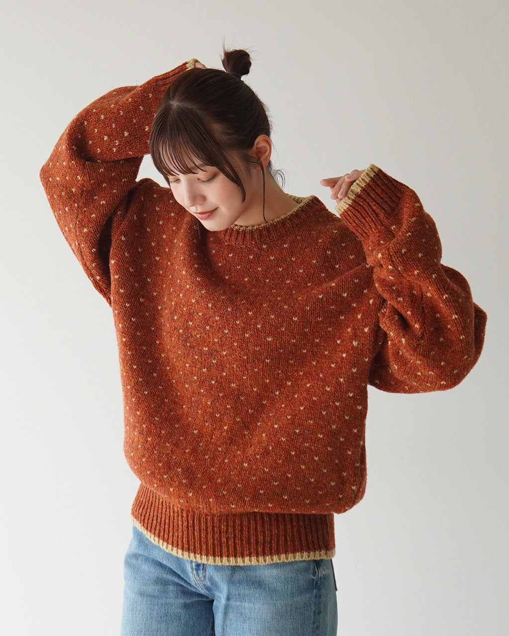 【SALE！20%OFF】soglia ソリア  シェルティ バーズ アイ セーター SHELTIE BIRD`S EYE SWEATER ニット 【送料無料】