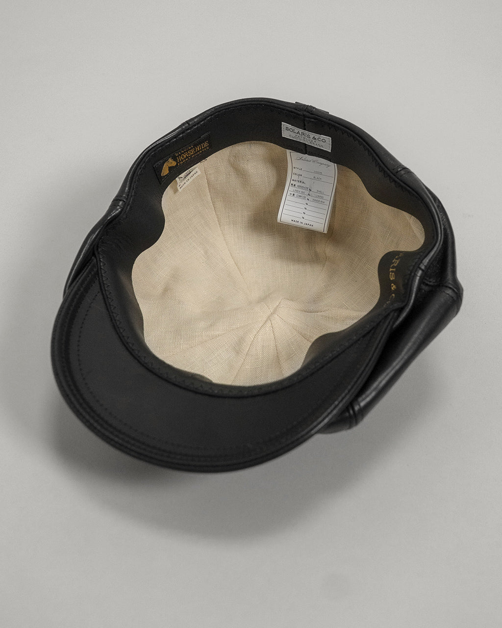 SOLARIS&CO. ソラリスアンドコー HORSEHIDE CASQUETTE OLDBOY ホース