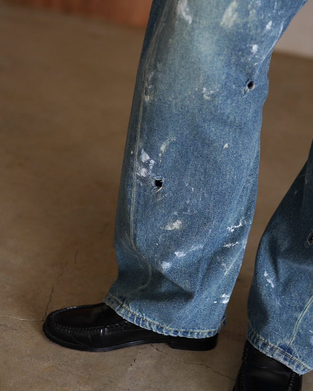 BACK CINCH JEANS(PAINT) COM-26S-DM02