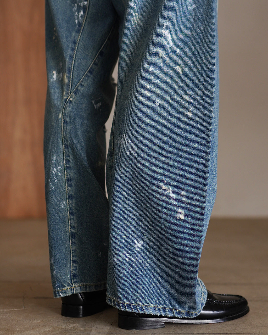 BACK CINCH JEANS(PAINT) COM-26S-DM02