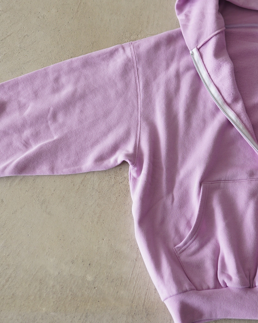 WHITE ZIP HOODIE COM-26S-CU04