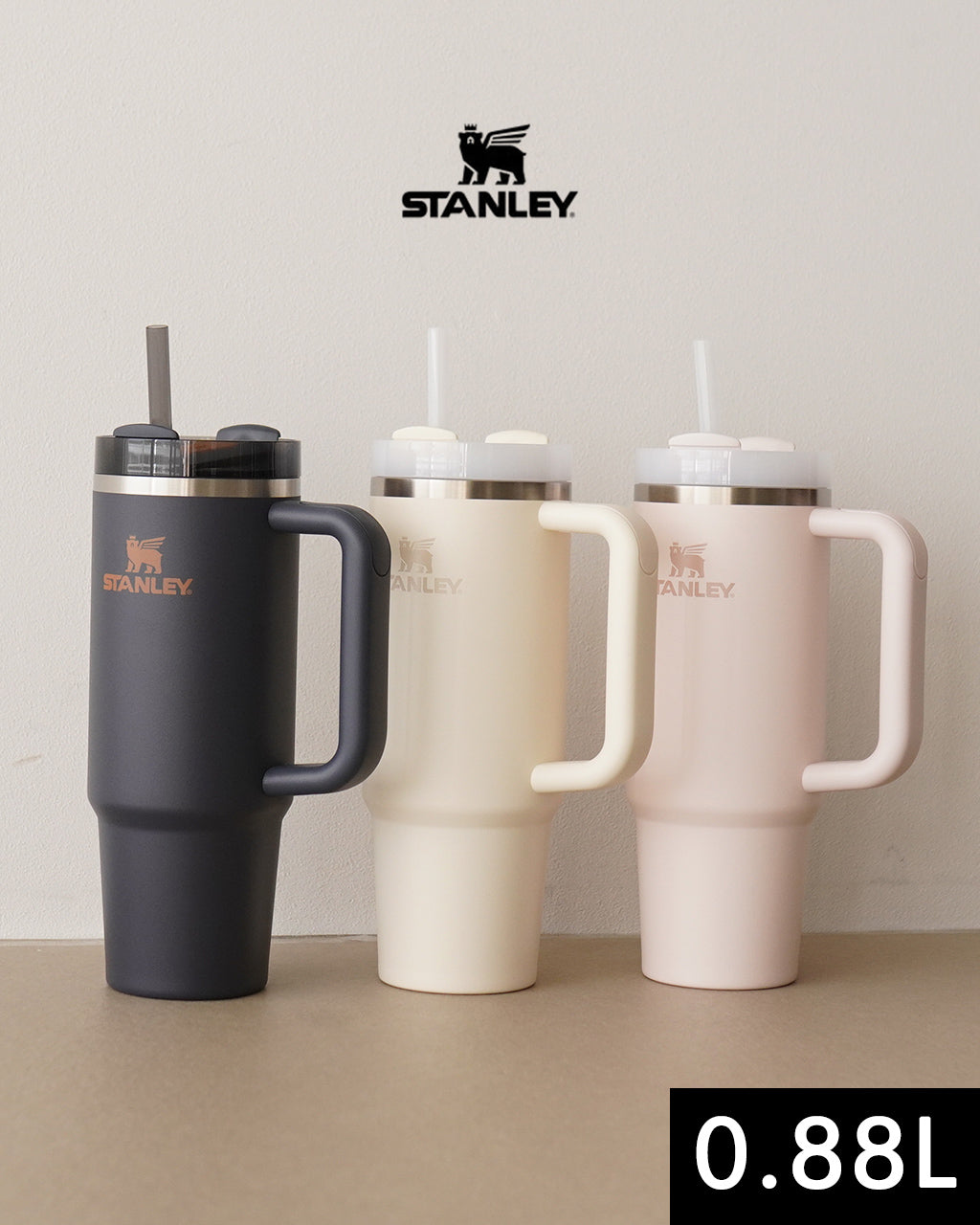 STANLEY The Quencher Flow State Tumbler 30 oz (0.88 L) Stainless Steel Vacuum Tumbler Vacuum Slim Quencher 10-10827 10-10829 [Coupon Not Applicable] 