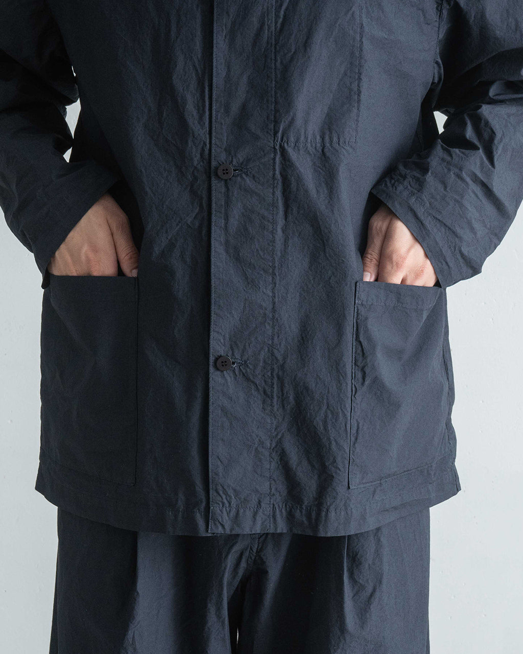 STILL BY HAND スティルバイハンド ブルゾン コットン タイプライター ジャケット カバーオール シャツジャケット BL01252【送料無料】