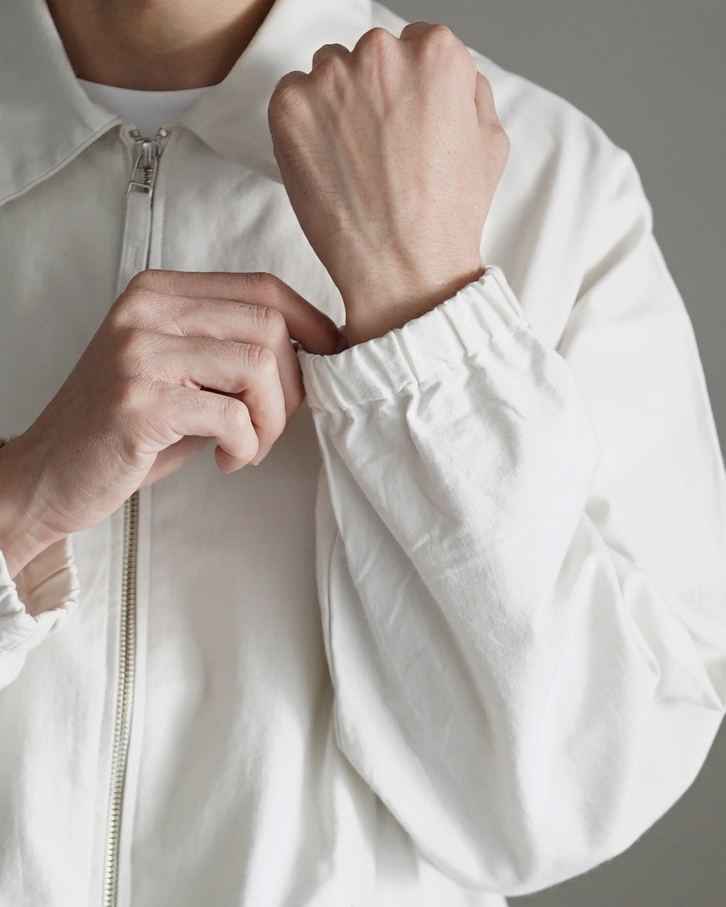 Zip up moleskin blouson BL01261