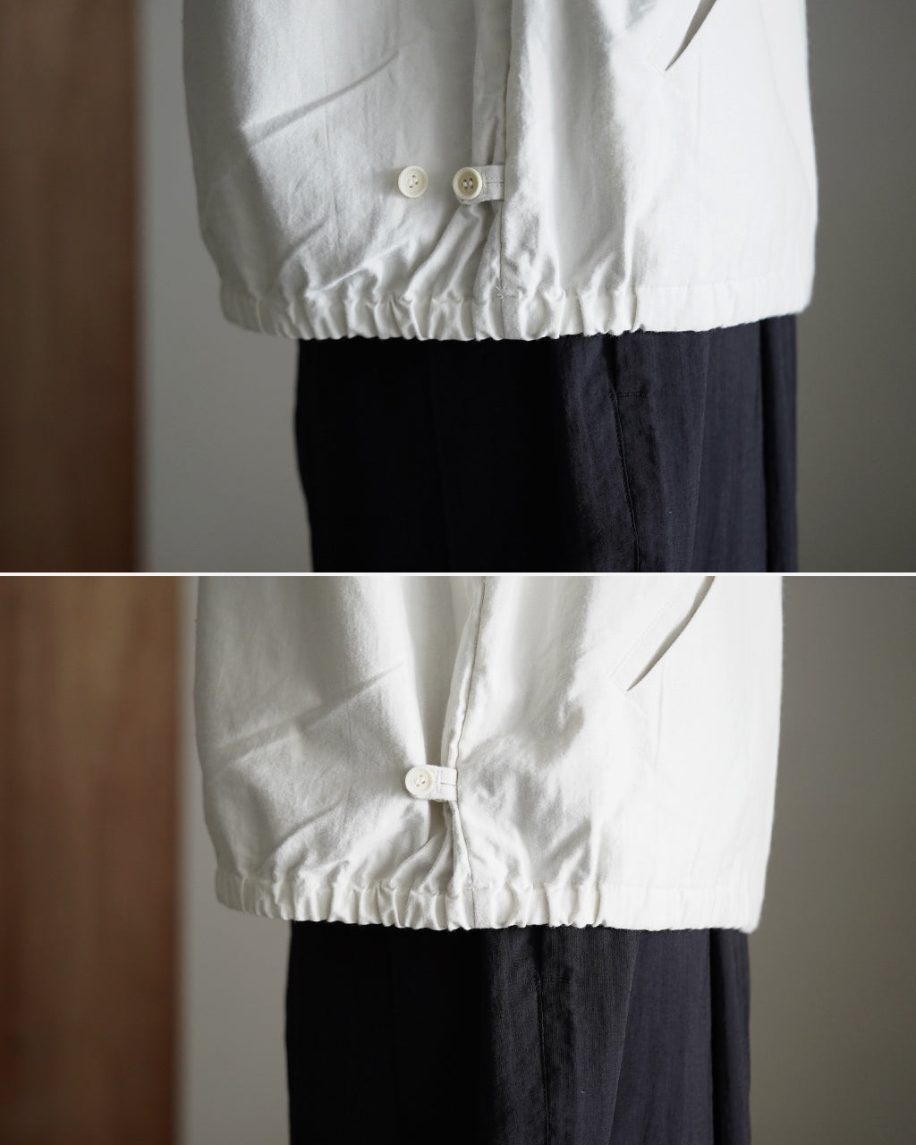 STILL BY HAND スティルバイハンド ジップアップ モールスキン