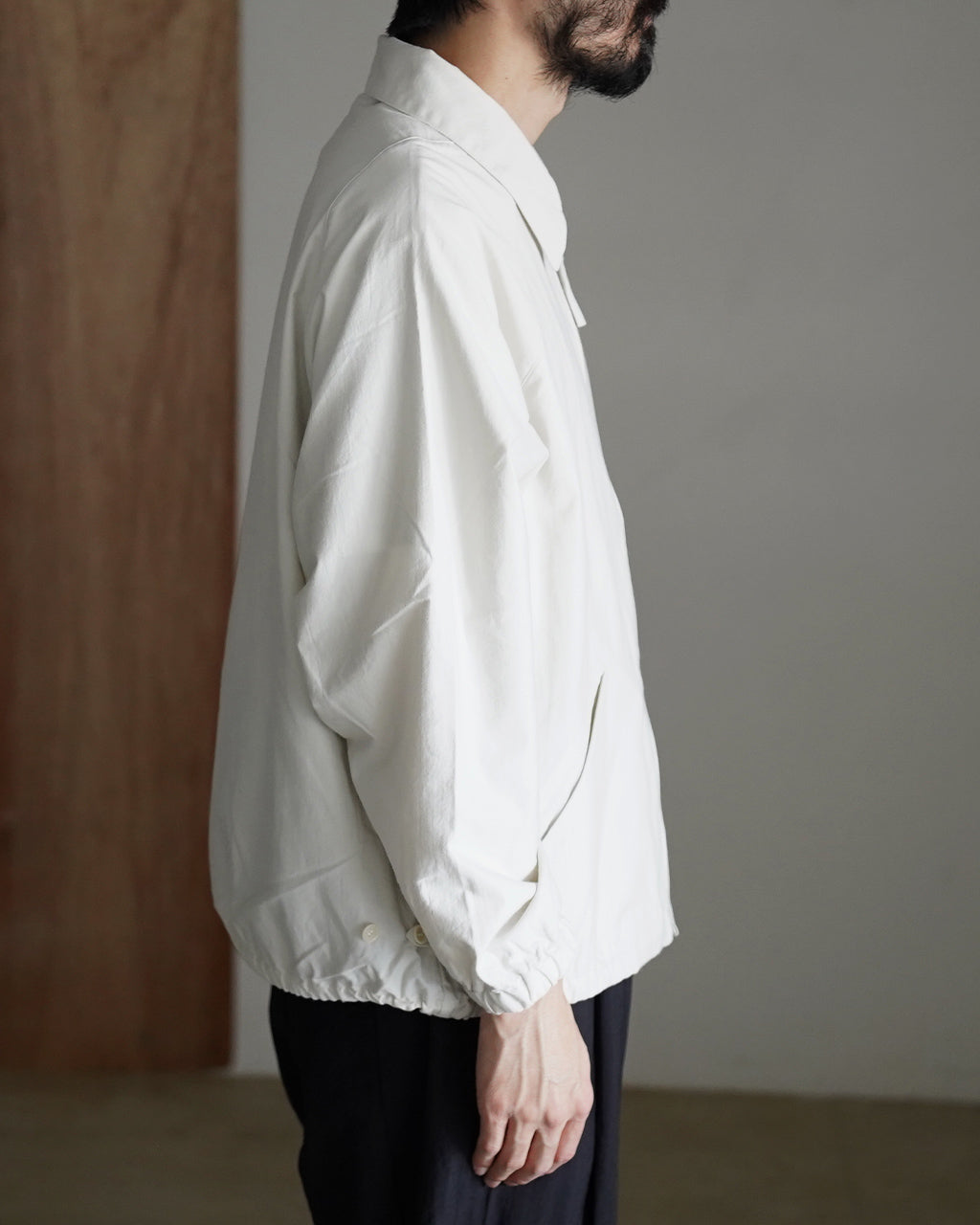 STILL BY HAND スティルバイハンド ジップアップ モールスキン