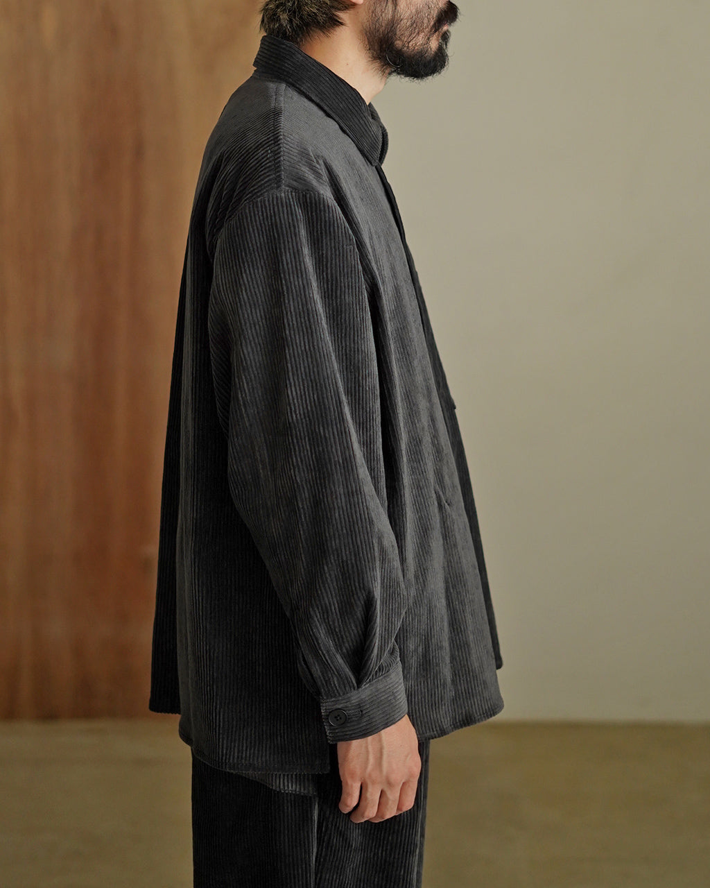 Corduroy shirt jacket BL02253