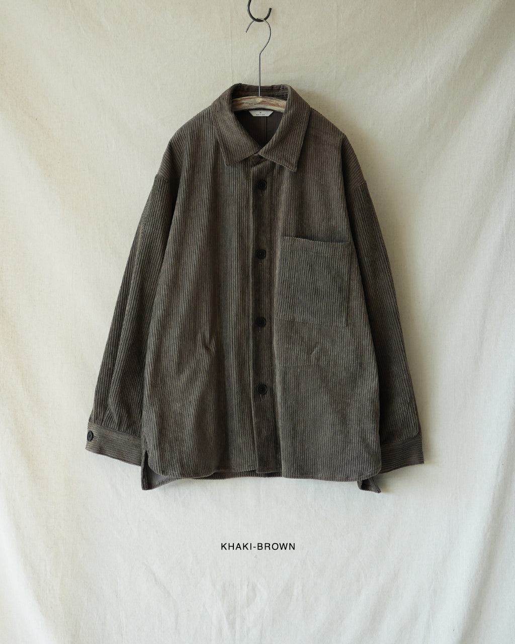 Corduroy shirt jacket BL02253