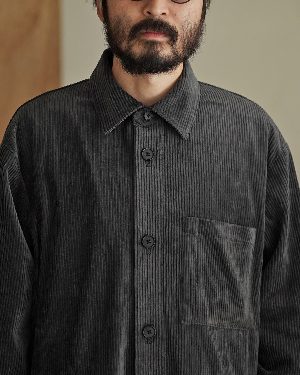 Corduroy shirt jacket BL02253