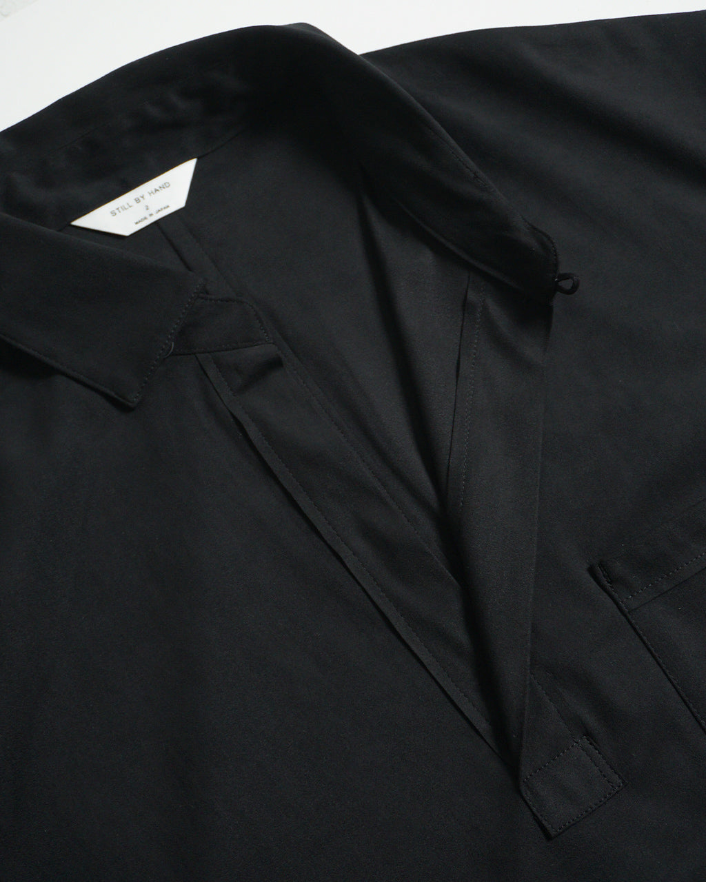 STILL BY HAND スティルバイハンド シンセティック レザー オーバー シャツ SYNTHETIC LEATHER OVER SHIRT プルオーバー ライトブルゾン BL06243 【送料無料】