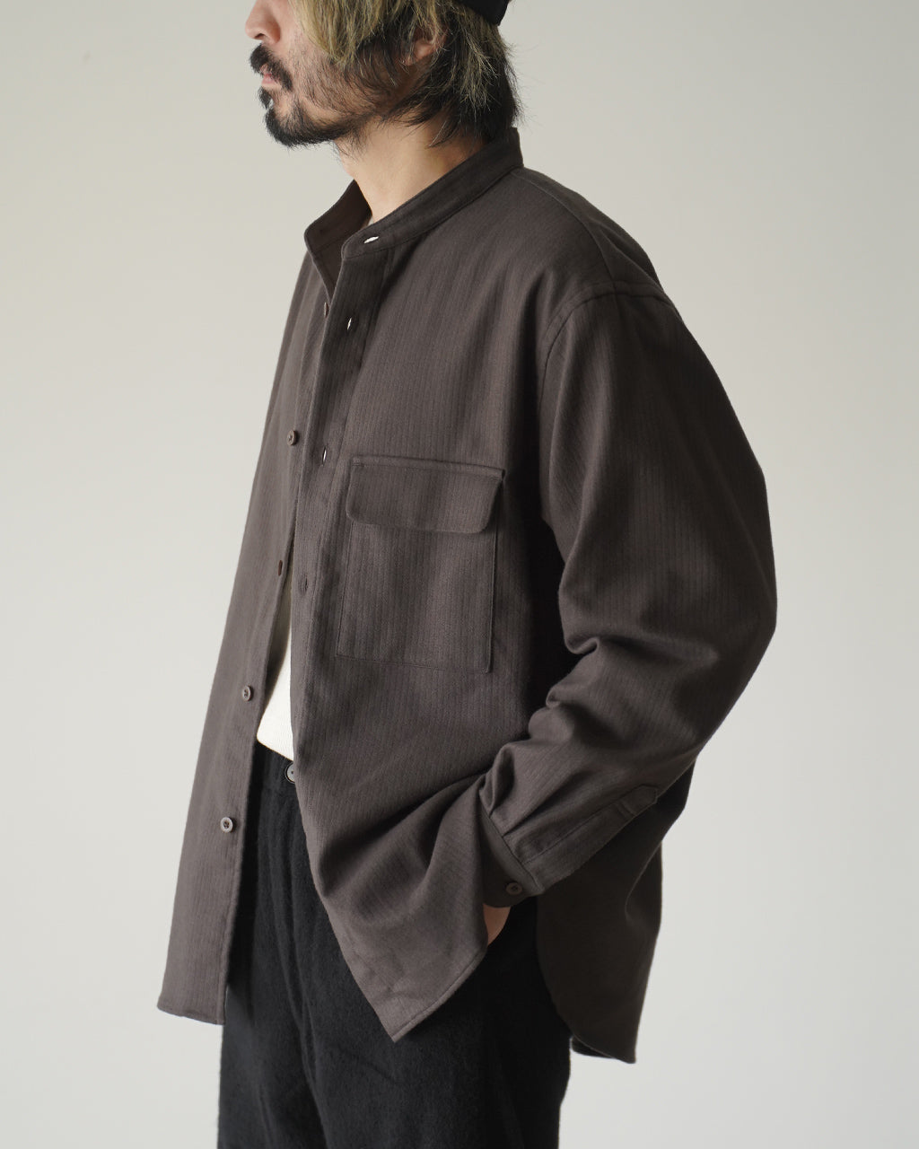Band Collar Shirts SH01264