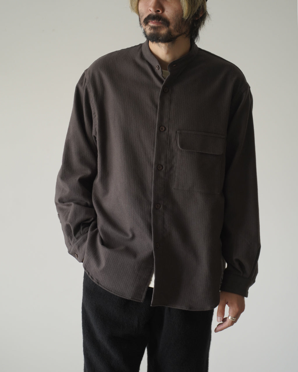 Band Collar Shirts SH01264