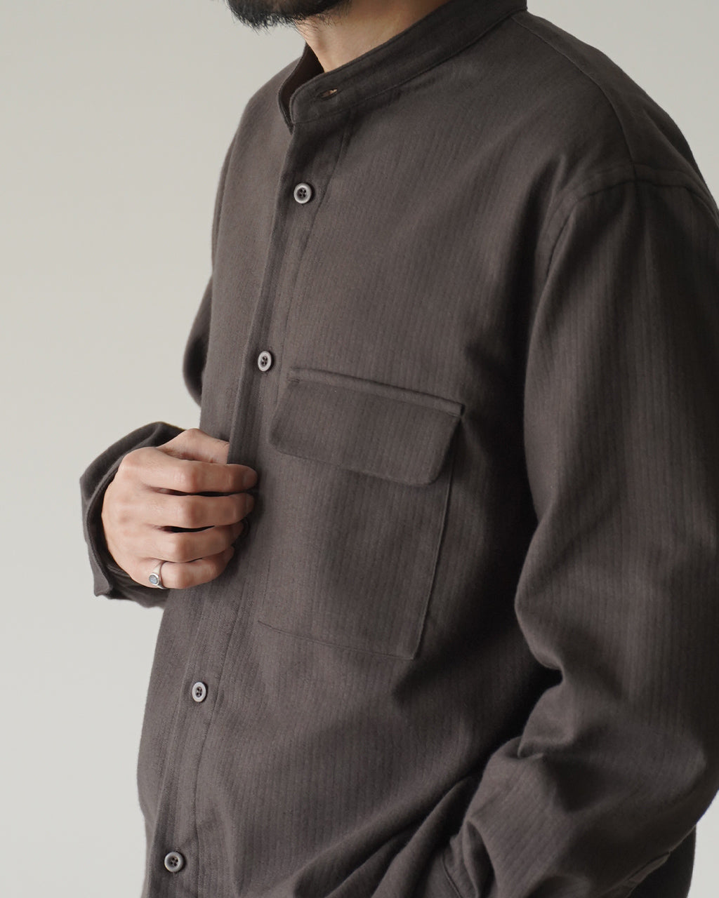 Band Collar Shirts SH01264