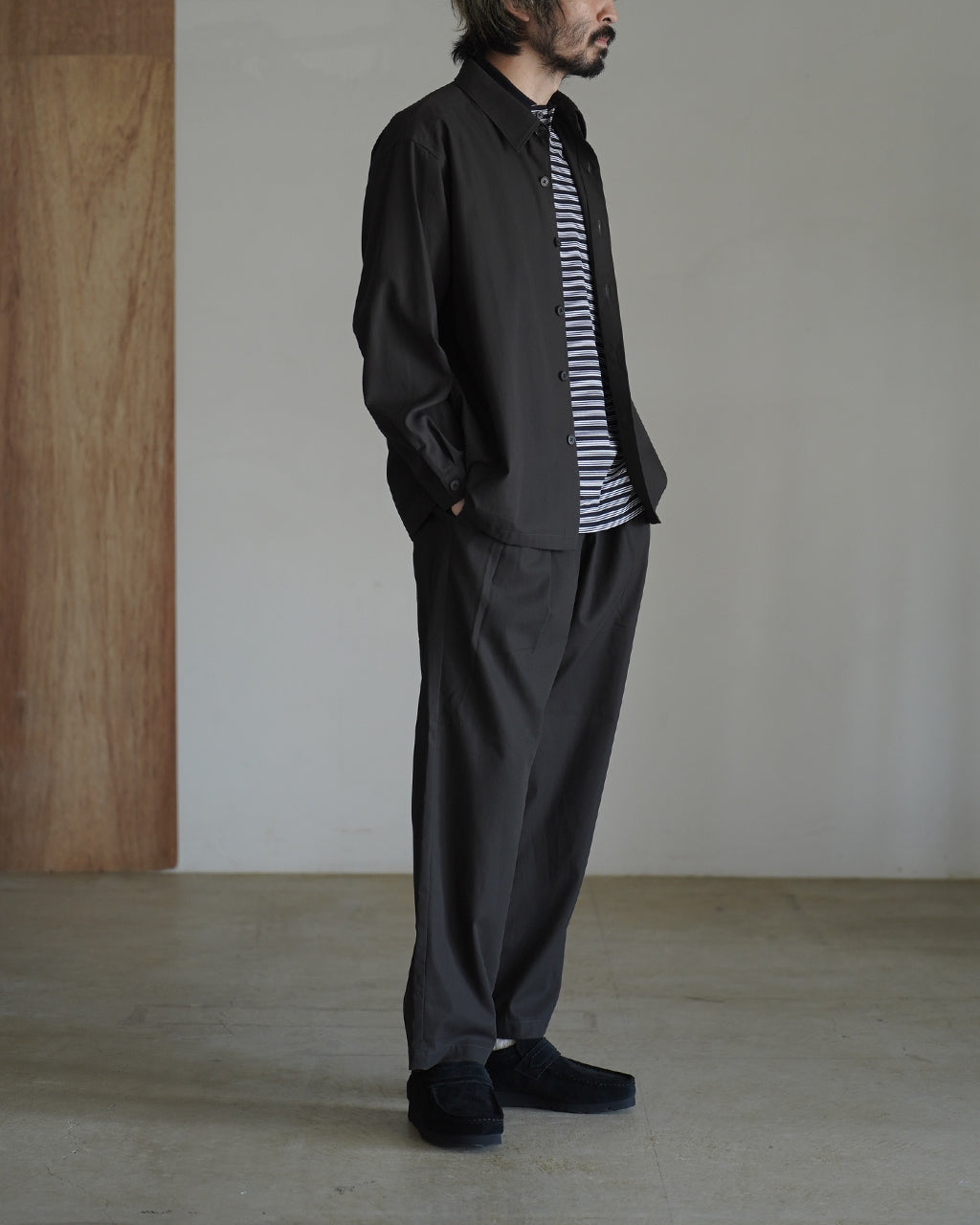 Cotton twill easy pants PT06263