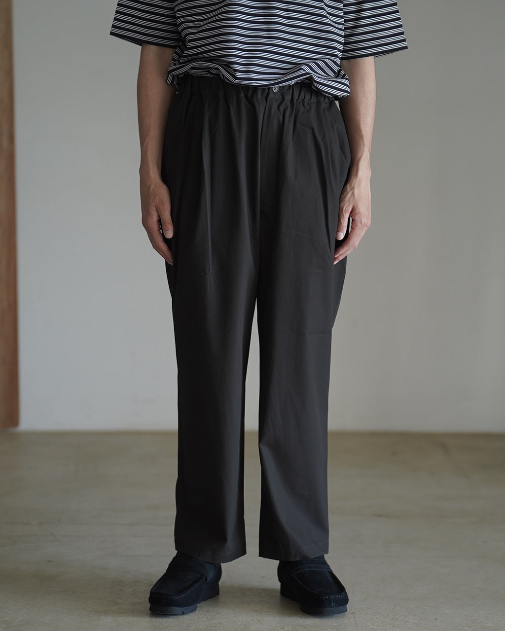 Cotton twill easy pants PT06263