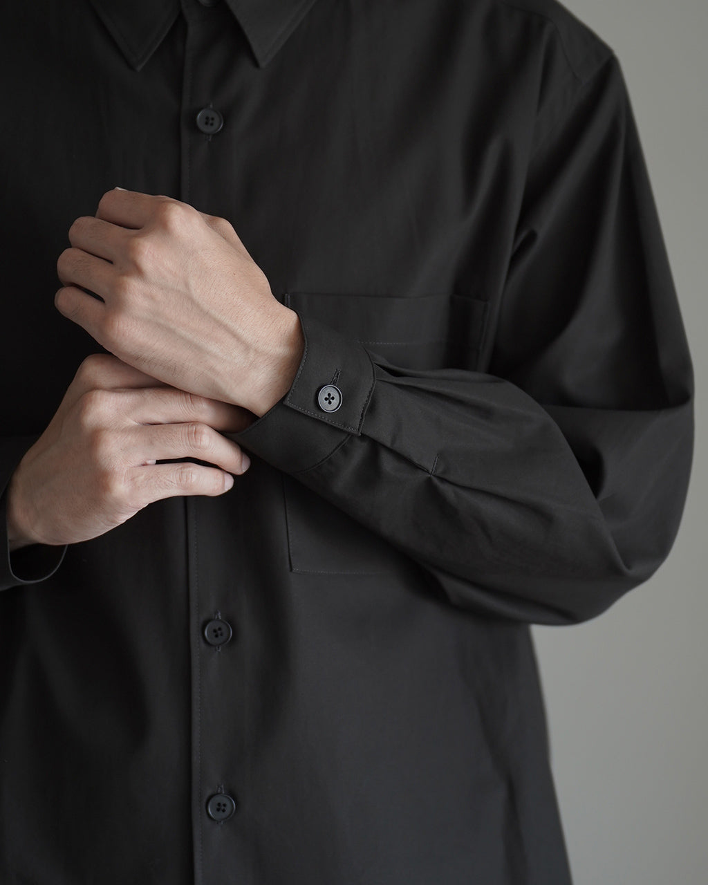Cotton twill shirt jacket SH04263
