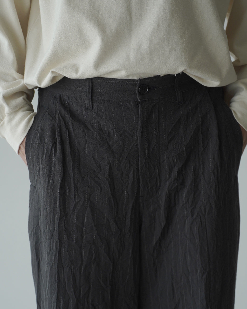 Creasy pleated pants PT09263