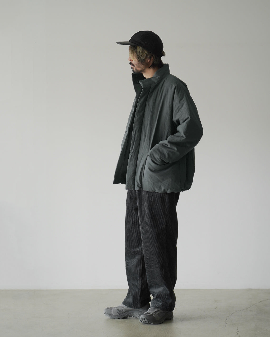 Dolman sleeve padded blouson BL01263