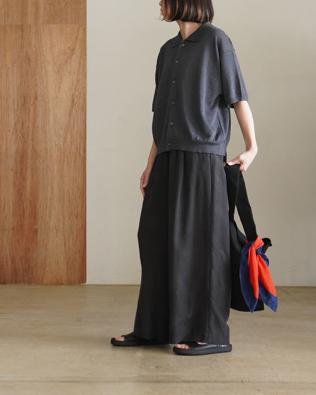 STILL BY HAND スティルバイハンド リネンコットン ニットカーディガン