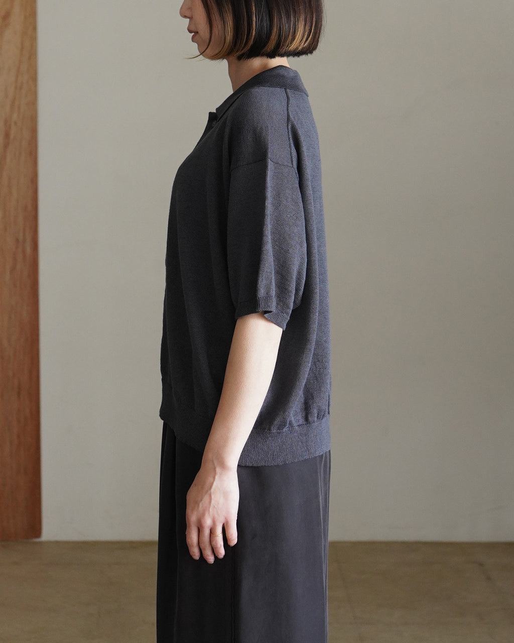 STILL BY HAND スティルバイハンド リネンコットン ニットカーディガン