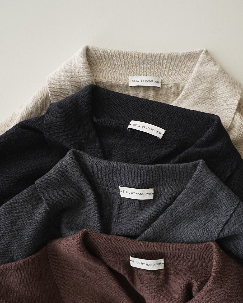 STILL BY HAND スティルバイハンド リネンコットン ニットカーディガン