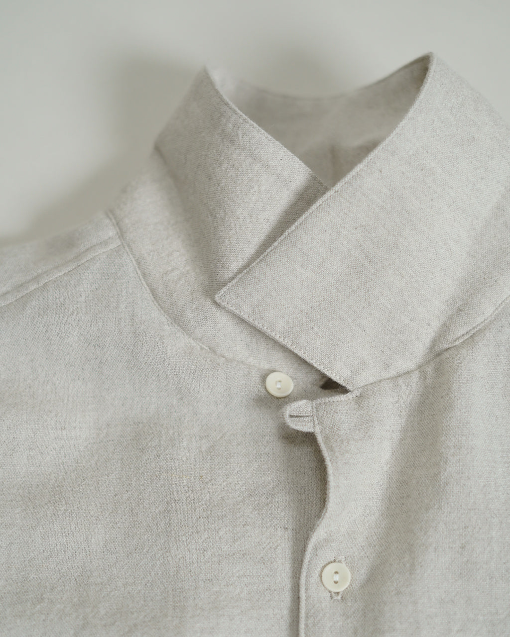 Linen wool open collar shirts SH03264