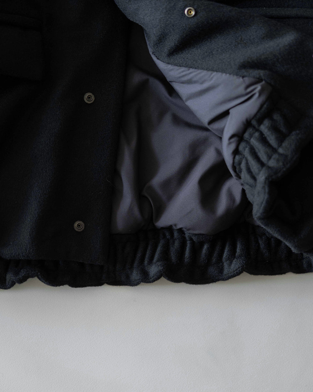 Padded wool blouson BL05263