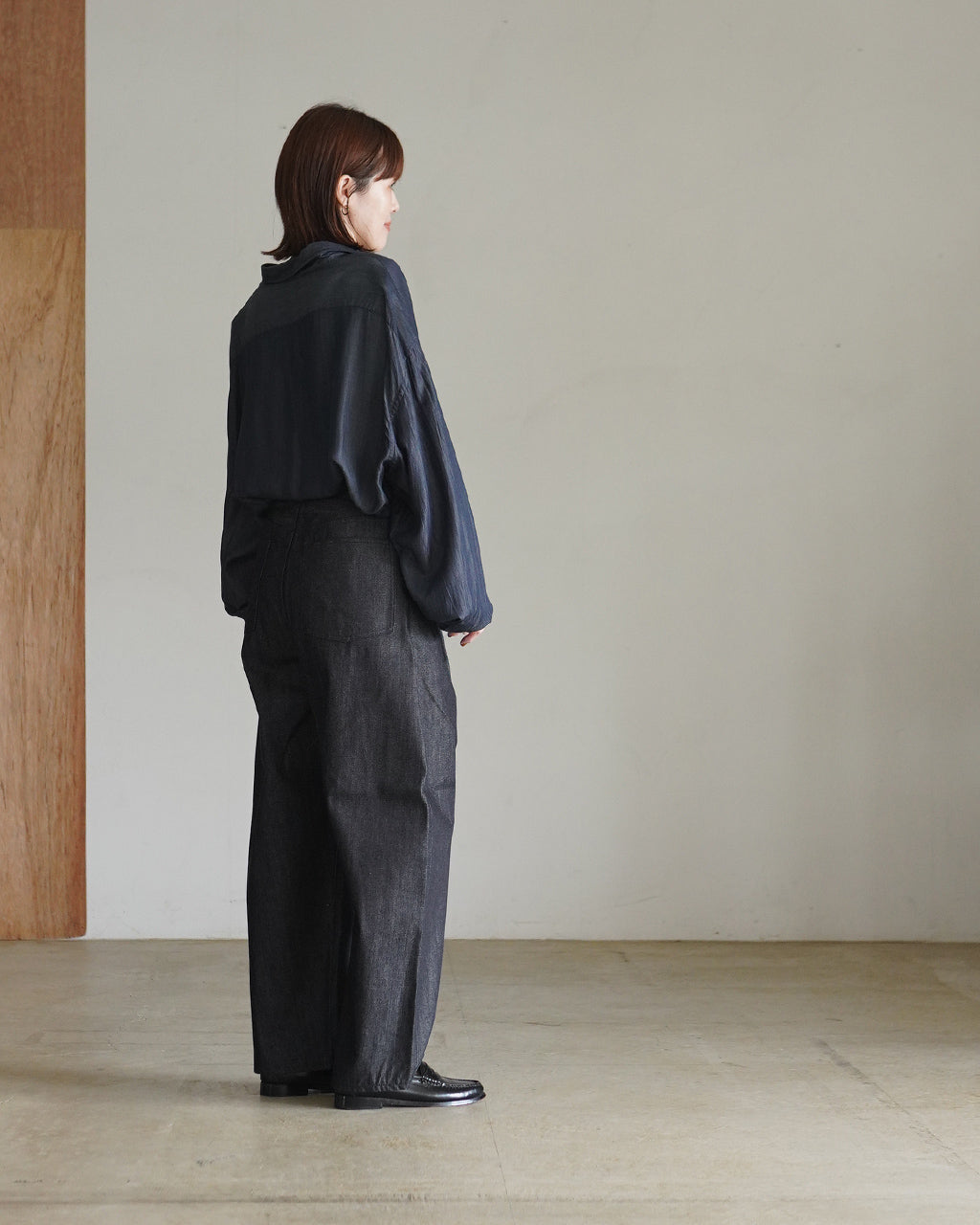 Selvedge Deep-Tuck Wide Denim Pants DN01253WM