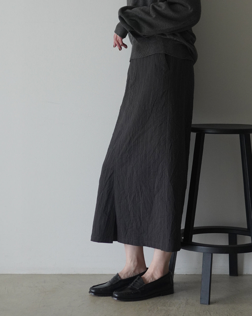 Wool like medium skirt SK01263WM