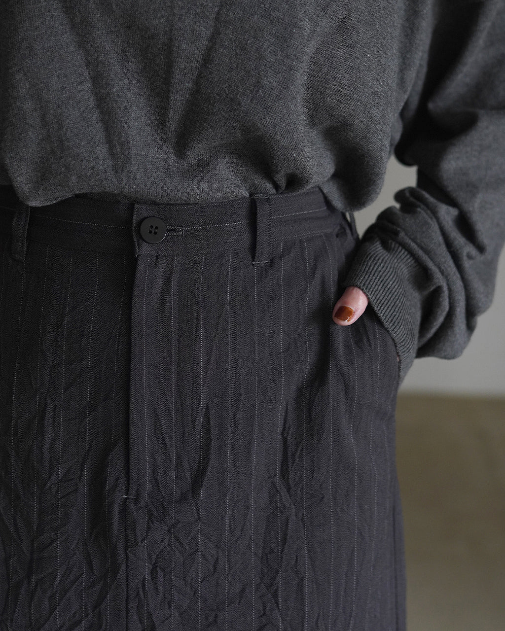 Wool like medium skirt SK01263WM