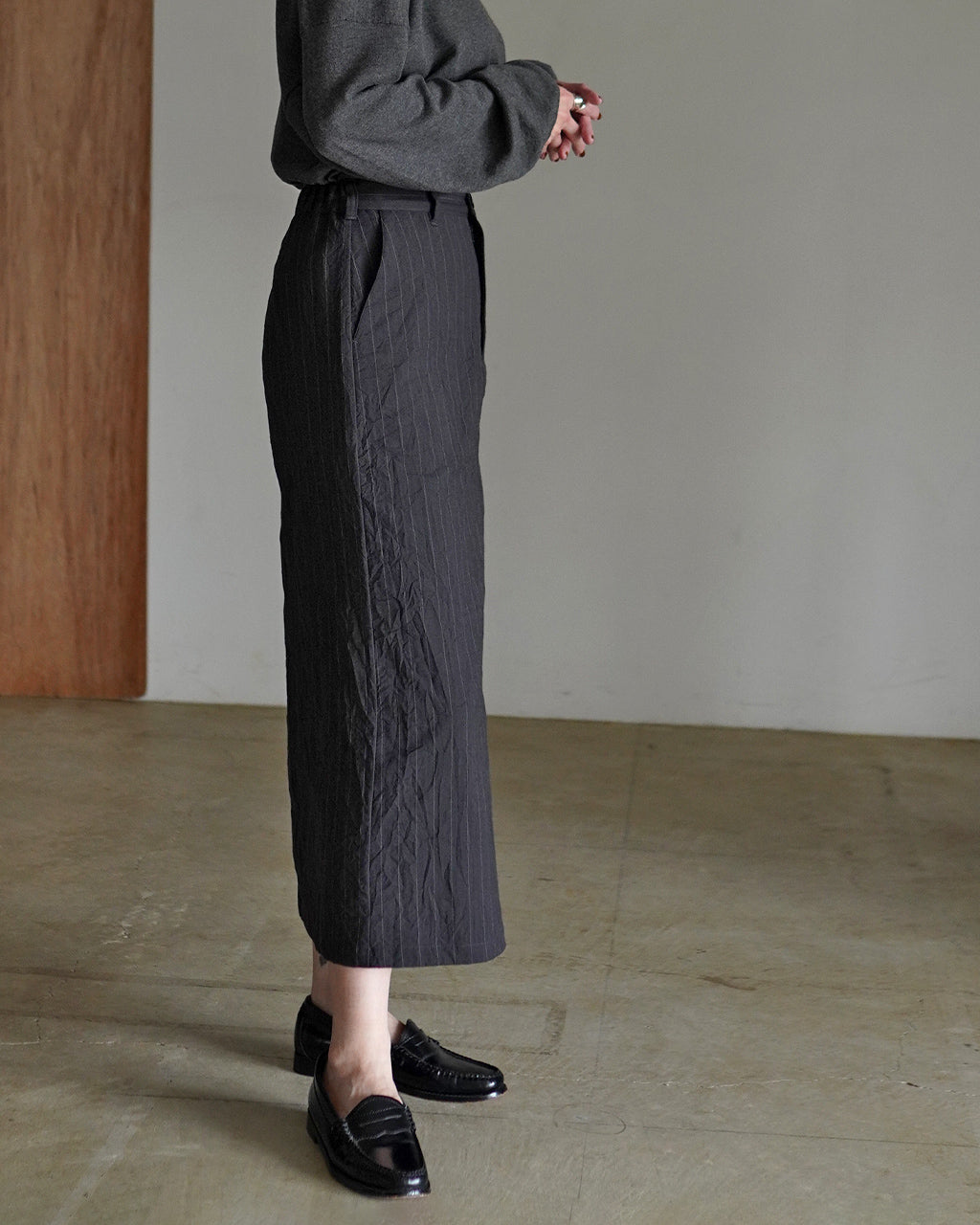 Wool like medium skirt SK01263WM