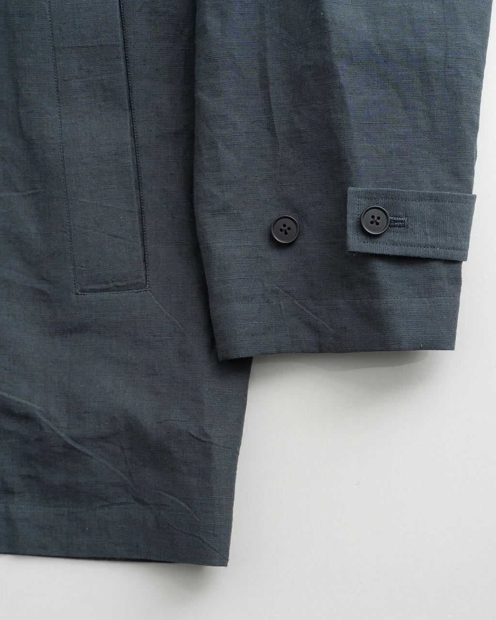 STILL BY HAND スティルバイハンド リネンコットン ハーフコート Linen cotton half coat CO01251【送料無料】